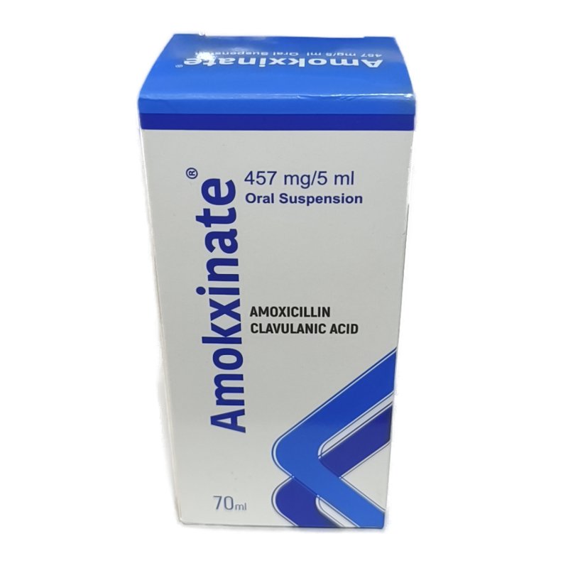 AMOKXINATE 457MG/5ML SUSP. 70ML AMOXIC/CLAVU NORTH CHINE PHARMA