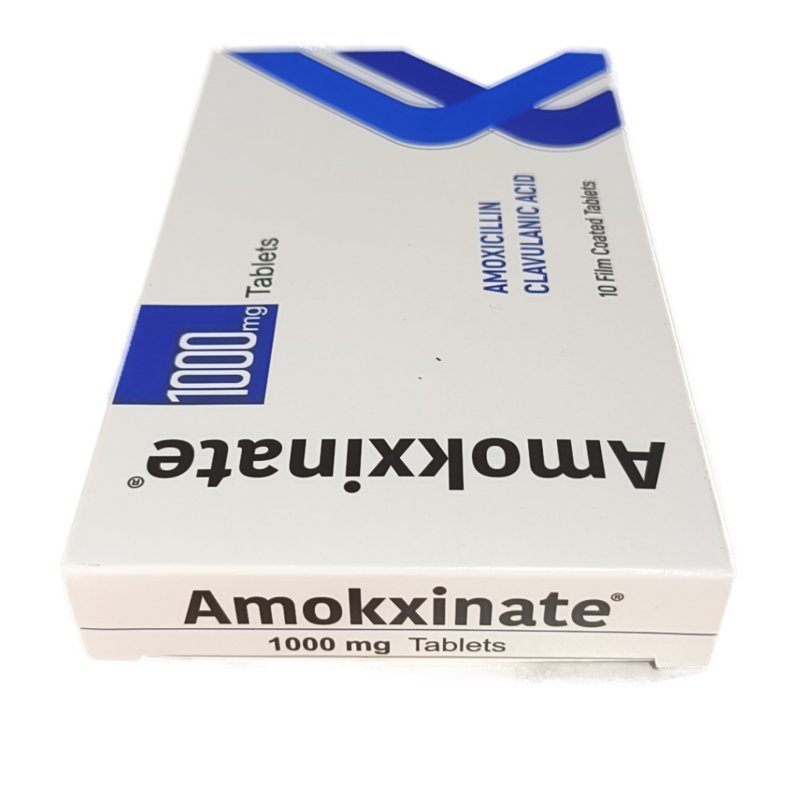 AMOKXINATE 1000MG AMOXICILLIN / CLAVU  ACID TABS 10'S